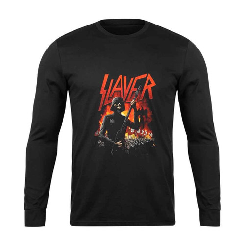 Slayer Marching Death Long Sleeve T-Shirt Tee