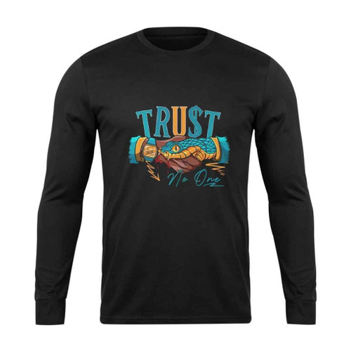Snake Trust No One Long Sleeve T-Shirt Tee