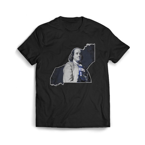 Ben Franklin Wearing James Harden Jersey Mens T-Shirt Tee