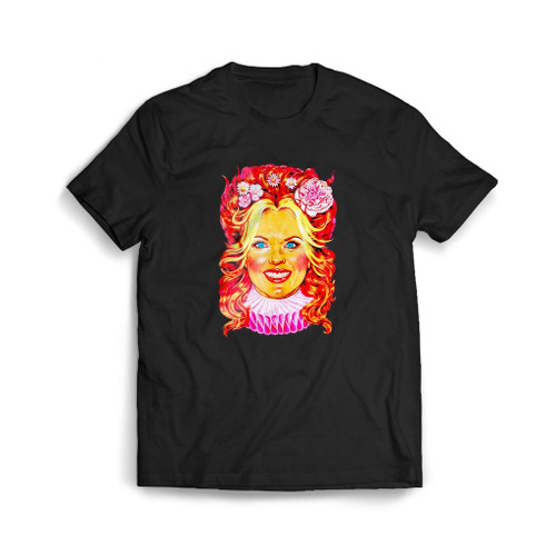 Dolly Parton Ginger Art Mens T-Shirt Tee
