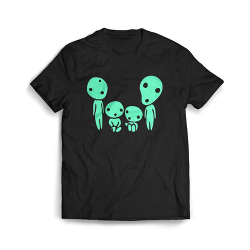 Family Forest Spirits Glow In The Dark Mens T-Shirt Tee