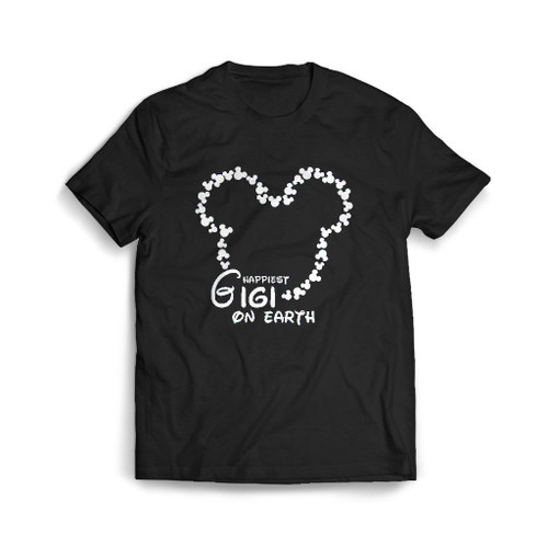 Happiest Gigi On Earth Mickey Ears Mens T-Shirt Tee