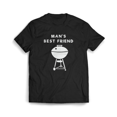 Mans Best Friend Grilling Mens T-Shirt Tee