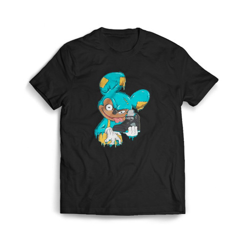 Mouse Licks Dripping Mens T-Shirt Tee Mouse Licks Dripping Mens T-Shirt Tee