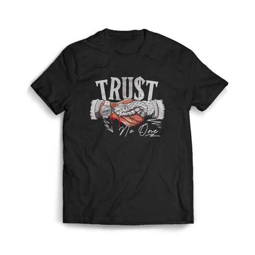 Snake Trust No One Art Love Logo Mens T-Shirt Tee