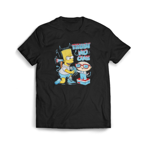 Stewie Trust No One Art Love Logo Mens T-Shirt Tee