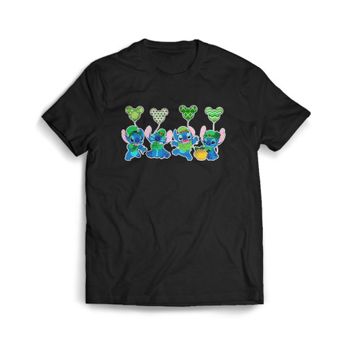 Stitch St Patrick Is Day Mickey Head Mens T-Shirt Tee