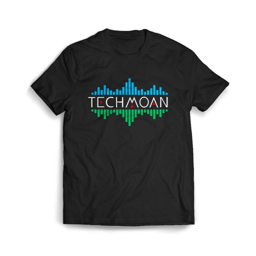 Techmoan Audio Graphic Bars Logo Mens T-Shirt Tee