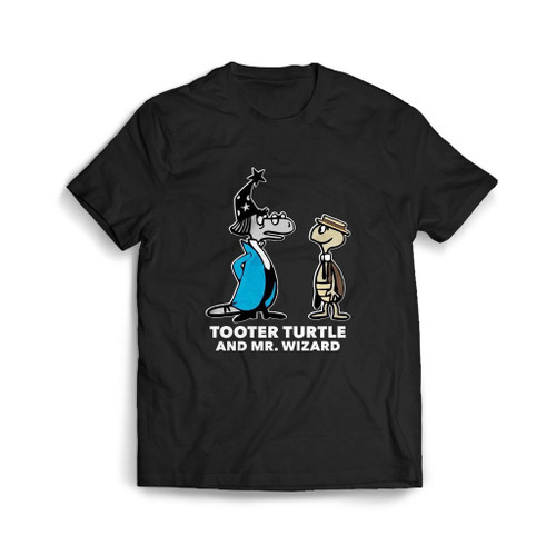 Tooter Turtle And Mr Wizard Mens T-Shirt Tee
