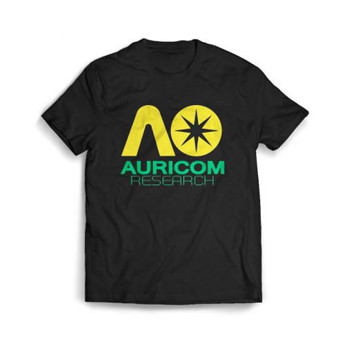 Wipeout Racing League Inspired Auricom Research Mens T-Shirt Tee