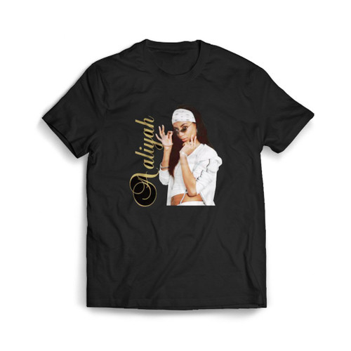 Aaliyah Hip Hop R And B Mens T-Shirt Tee