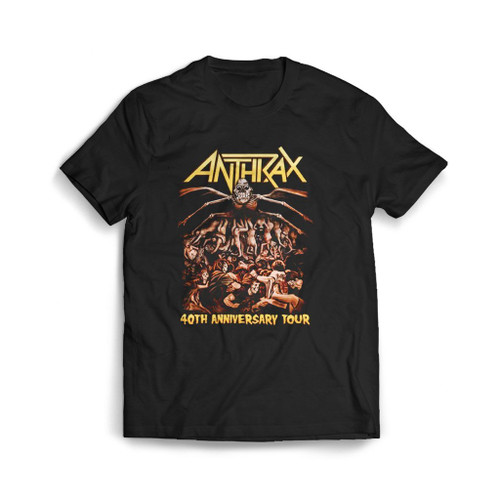 Anthrax The Belly Of The Beast Anthrax 40Th Anniversary Tour 2023 Mens T-Shirt Tee