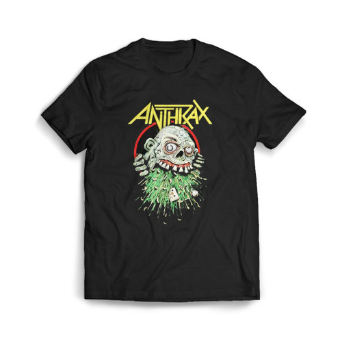 Anthrax Zombie Puke Mens T-Shirt Tee