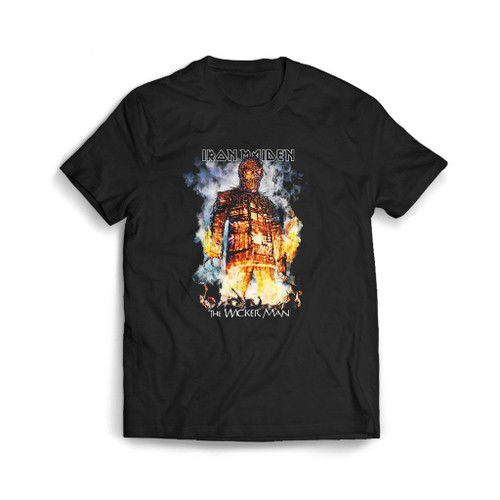 Iron Maiden The Wicker Man  Mens T-Shirt Tee