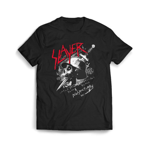 Slayer No Sanctuary World Mens T-Shirt Tee