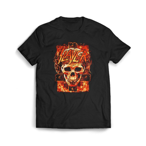 Slayer Skull And Cross Mens T-Shirt Tee
