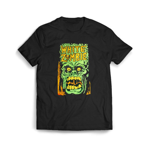 White Zombie Monster Yell Mens T-Shirt Tee