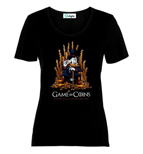 Game Of Coins Game Of Thrones Women's T-Shirt Tee