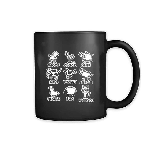 Bad Kitty Fu Funny Mug