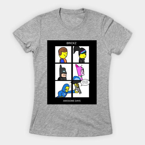 Lego Second Movie Brickz Awesome Days Women's T-Shirt Tee