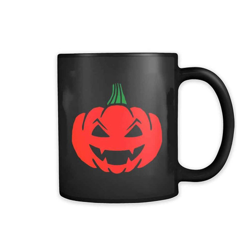 Halloween Pumpkin Like Face Mug