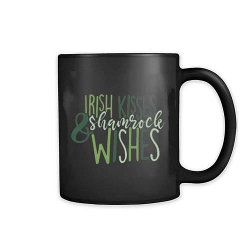 Irish Kisses And Shamrock Wishes Mug