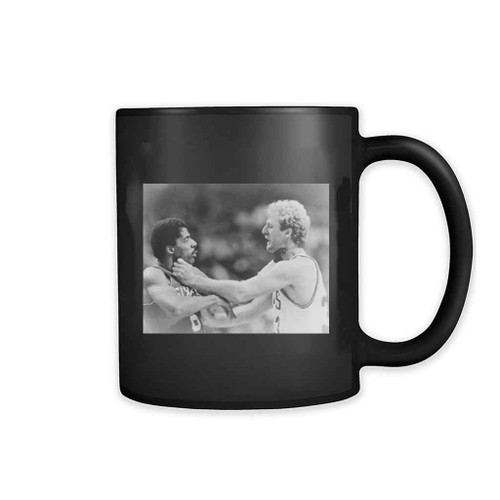 Larry Bird Choking Dr J Julius Erving Mug