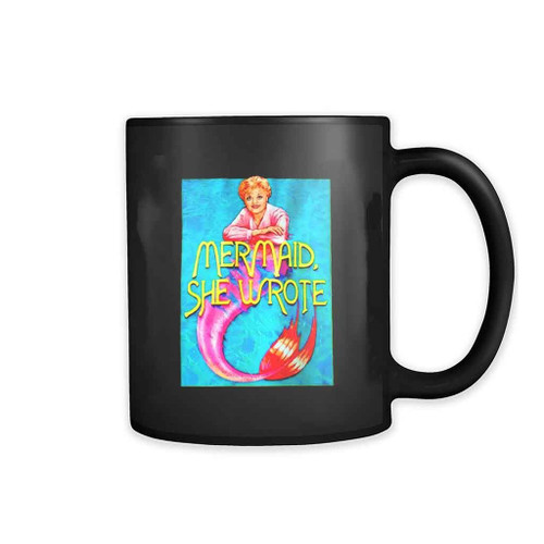 Mermaid She Wrote Mug