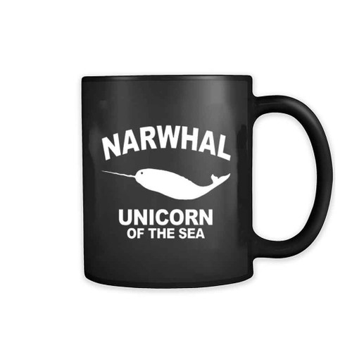 Narwhal Unicorn Of The Sea Art Love Logo Mug