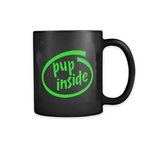Pup Inside Art Mug
