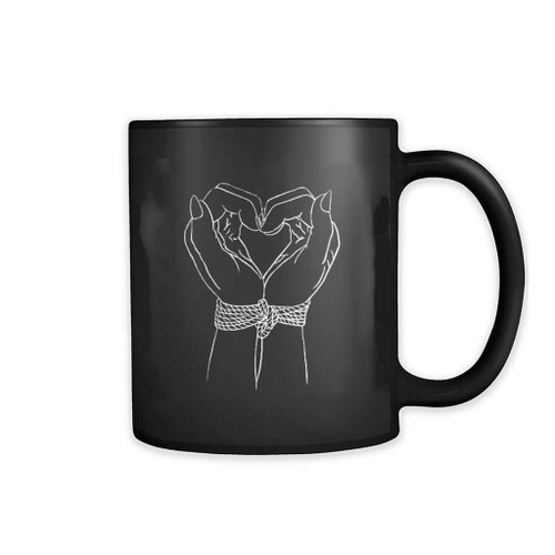 Shibari Hand Heart Mug