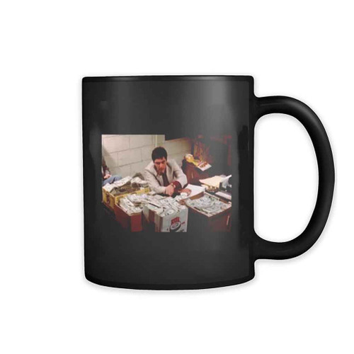 Al Pacino Scarface Boxes Of Money Mug