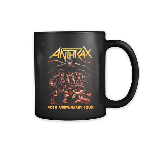 Anthrax The Belly Of The Beast Anthrax 40Th Anniversary Tour 2023 Mug