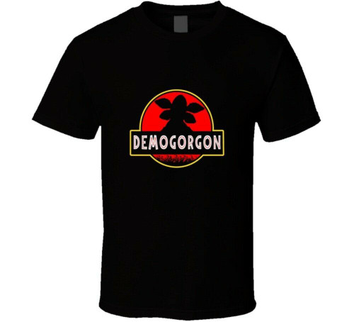 Demogorgon Stranger Things Jurassic Park Man's T-Shirt Tee