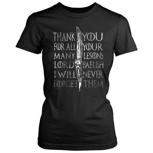 The Last Words Sansa Stark Game Of Thrones Women's T-Shirt Tee