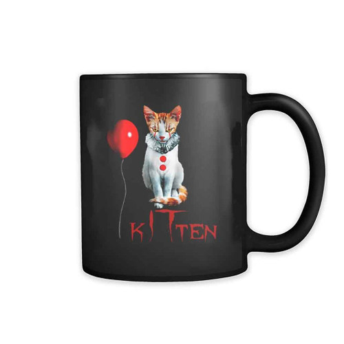 Kitten Clown Scary Mug