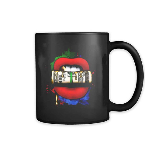 Lips With Money Mug