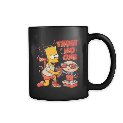 Stewie Trust No One The Simpsons Mug