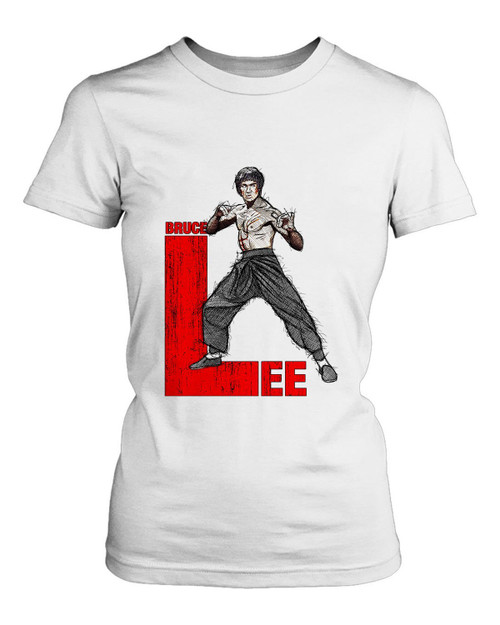 Bruce Lee Sketch Women's T-Shirt Tee