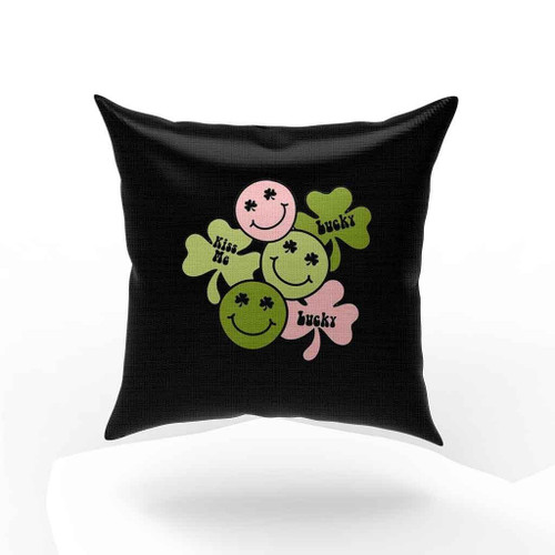 Lucky And Kiss Me St Patrick Is Day Pillow Case Cover