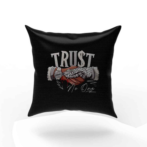 Snake Trust No One Art Love Logo Pillow Case Cover