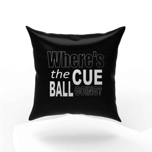 Snooker Where Is The Cue Ball Going John Virgo Pillow Case Cover