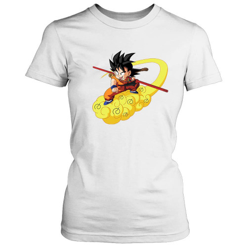 Dragon Ball Son Goku Fly Whis Women's T-Shirt Tee