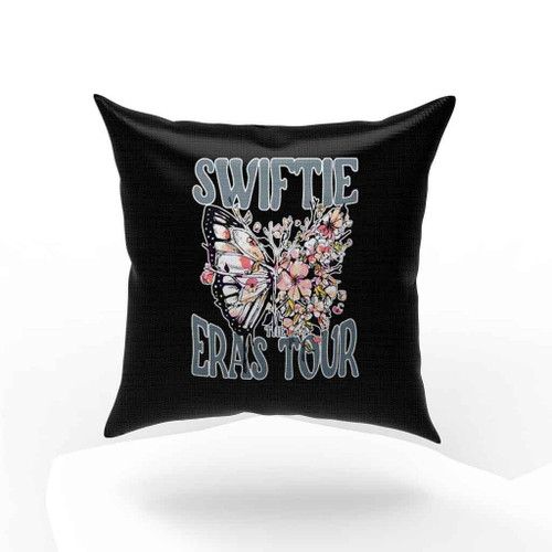 Taylor Swift Retro Floral Butterfly The Eras Tour Pillow Case Cover