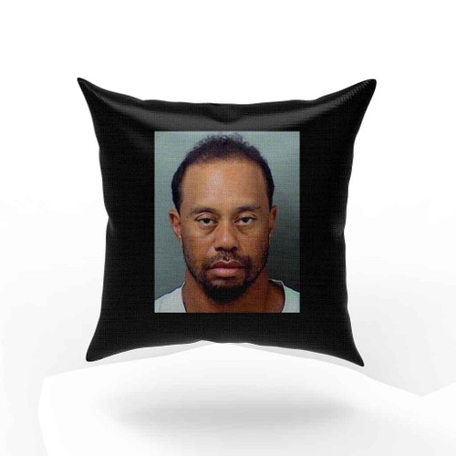 Tiger Woods Mugshot Art Love Logo Pillow Case Cover