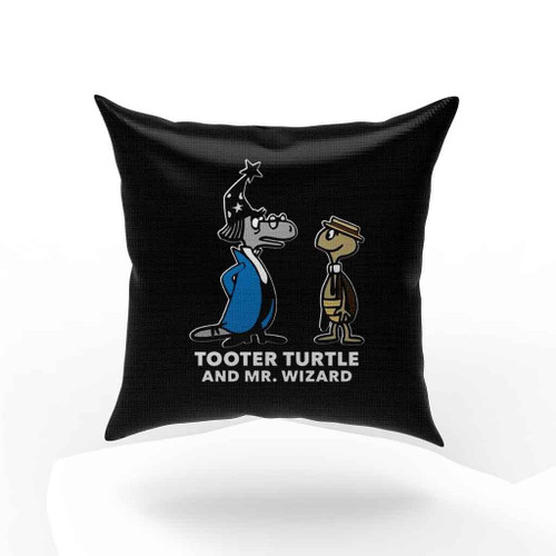 Tooter Turtle And Mr Wizard Pillow Case Cover