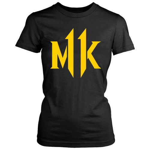 Mortal Kombat Gore Fighting Games Logo Women's T-Shirt Tee