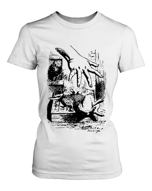 Alice In Wonderland Hand Fantasy Women's T-Shirt Tee