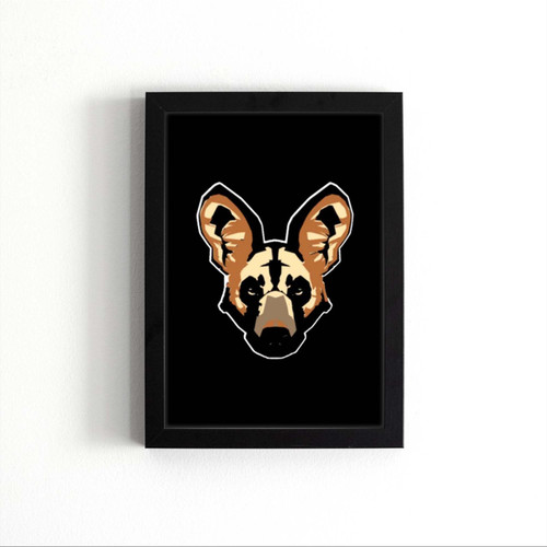 African Painted Dog Poster