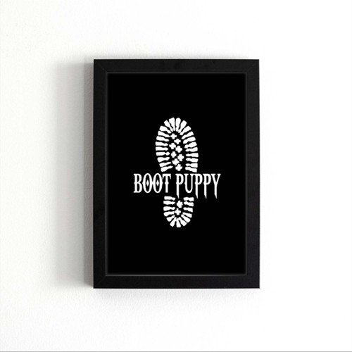 Boot Puppy Logo Poster